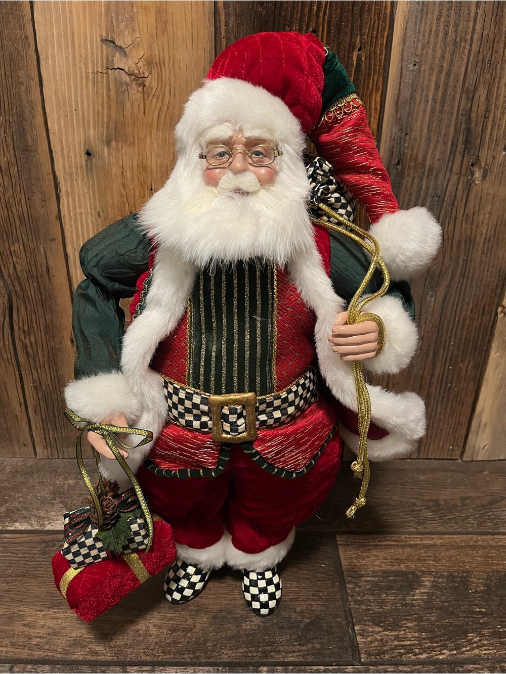 McKenzie Childs Santa Claus
